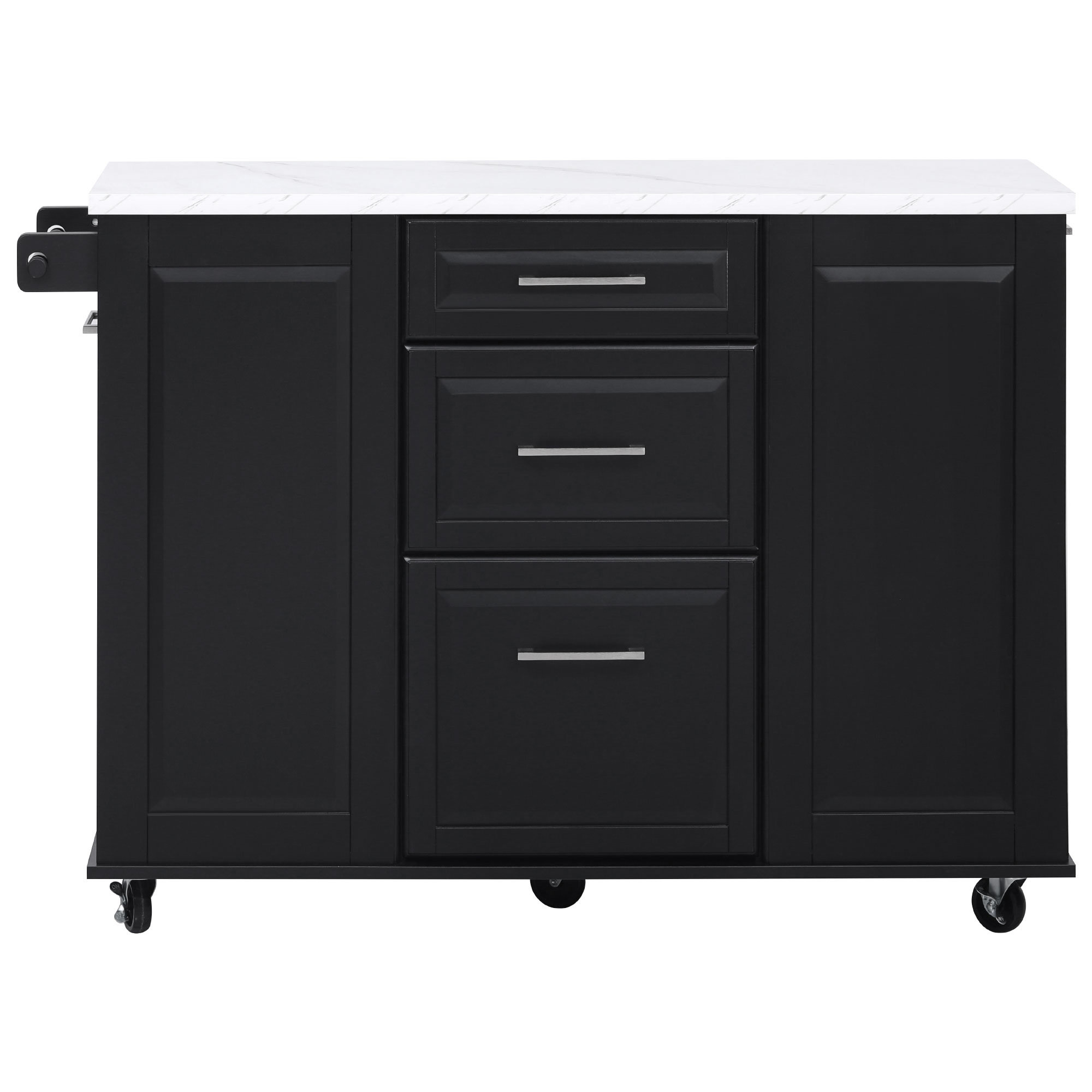 Latitude Run® 50'' Kitchen Island With Drop Leaf - Wayfair Canada