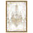 Fashion And Glam " Fashion And Glam White And Gold Chandelier " by Oliver Gal-50589848-50589854