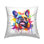 Coussin décoratif imprimé "French Bulldog Abstraction" par Marybeth Cunningham