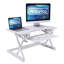  32 po. Convertisseur de bureau double debout réglable en hauteur avec moniteur et mécanisme à ressort pneumatique-1377820818-1377820820