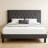Caressa 12-Inch King Japanese Foam Mattress with Ultra-Breathable Comfort & Zoned Support
