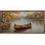 Bateau rouge sur le lac-56216458