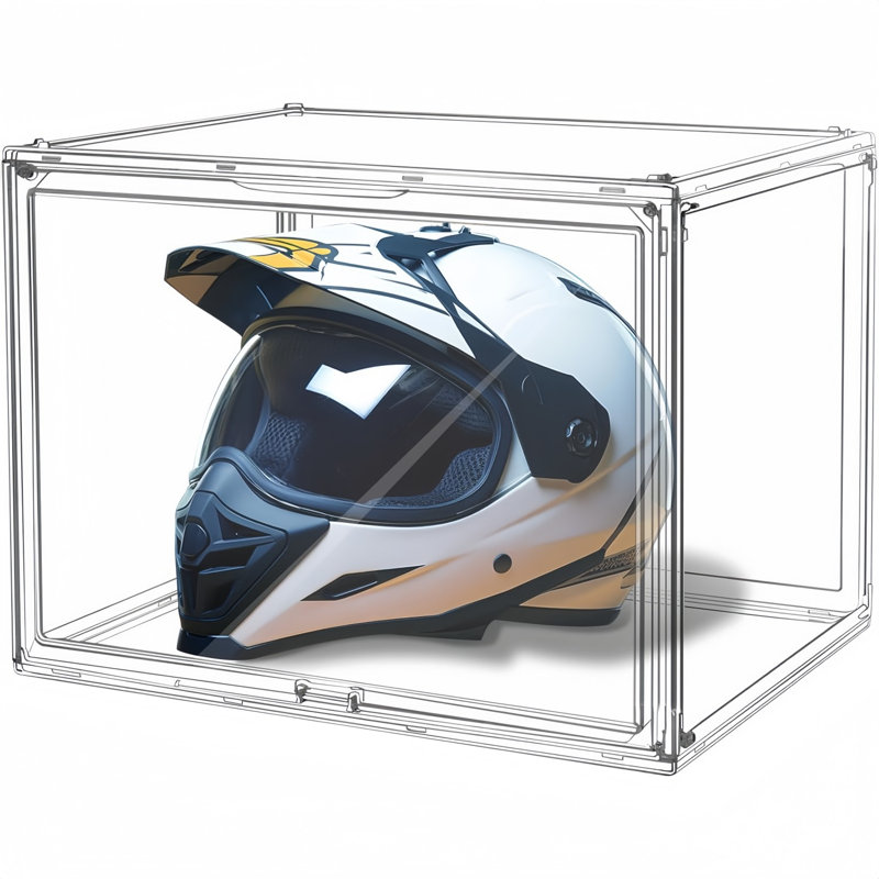 Organisateur de rangement pour sac à main transparent avec structure robuste, paquet de 1