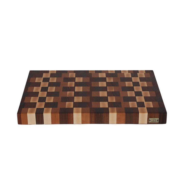 Purpleheart Checkered Cutting Board (11 X 16)