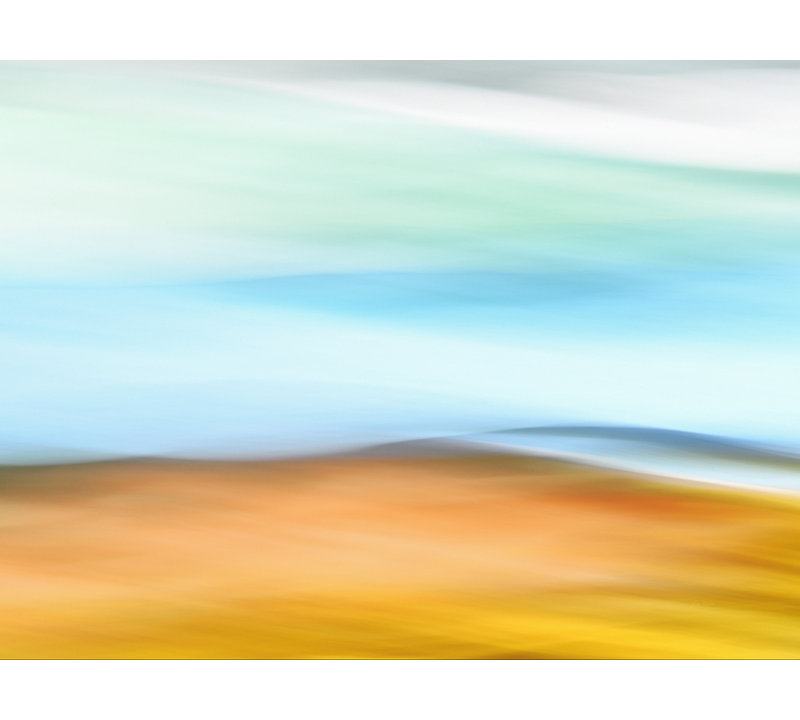 Moved Landscape by Rica Belna - Painting, Wrapped Canvas, 37" H x 49" W, 36" H x 48" W