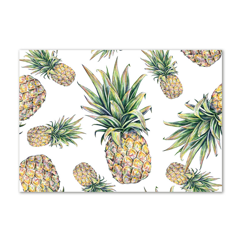 Pineapples - Wrapped Canvas Print