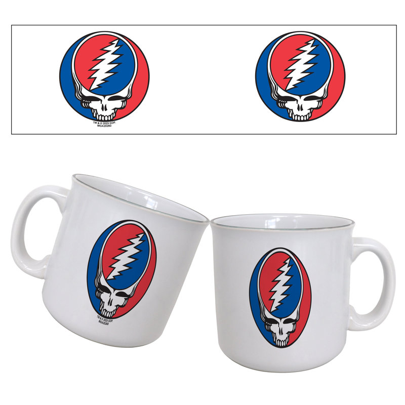 Grateful Dead - logo de crâne 20 oz Tasse de camping