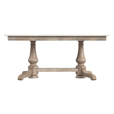 Danielle Rectangular Marble Dining Table