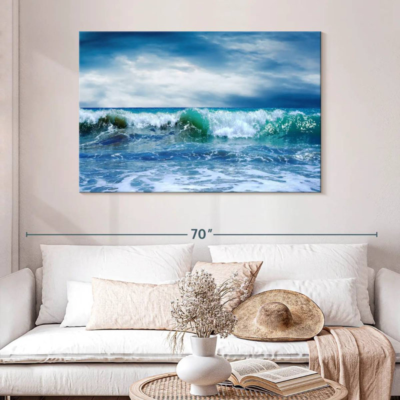 Gillard Foamy Seascape, H 32 po x l 48 po
