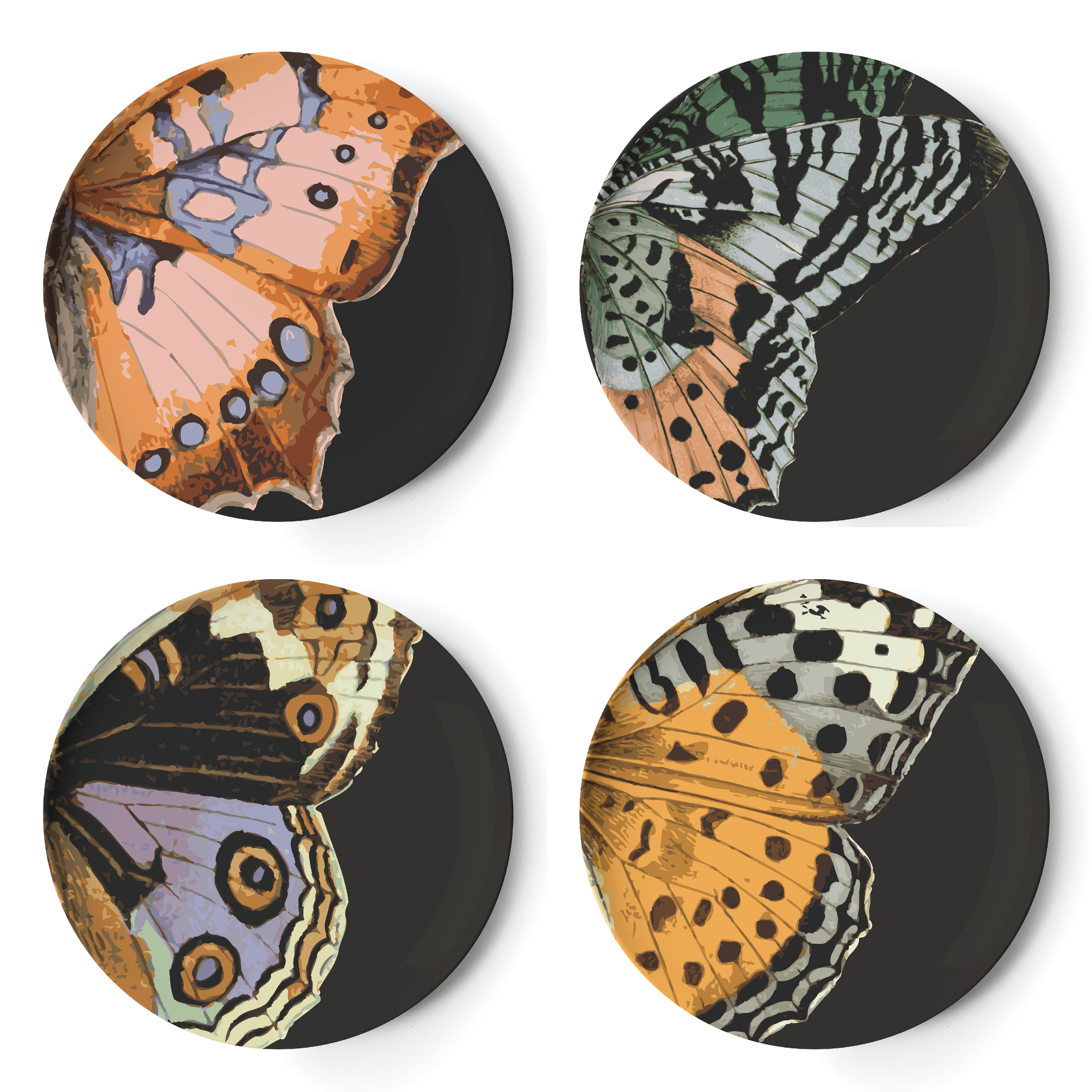 Metamorphosis Melamine Dinner Plate