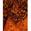 Tapis orange noué à la main de conception unique Holsworth