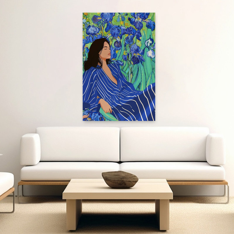 Art contemporain, art contemporain abstrait, H 60 po x l 40 po