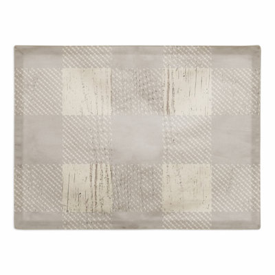 Polyester Plaid Rectangle Placemat