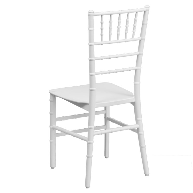 Chaise chiavari Elegance, Résine blanche