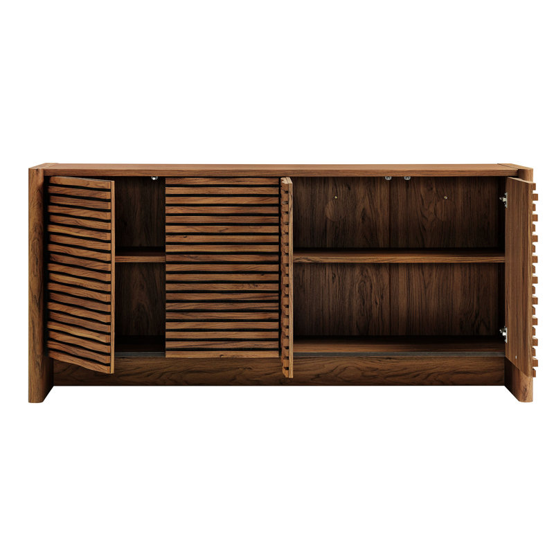 Emric Wave 66" 4-Door Sideboard