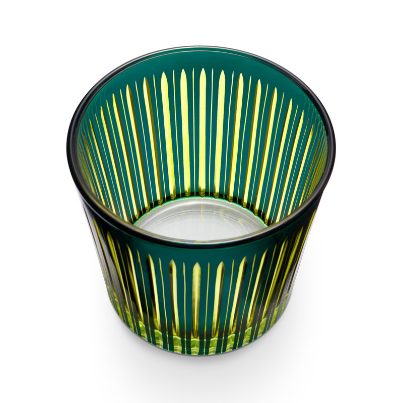 Prism Ice Bucket & Tongs - Emerald/Peridot