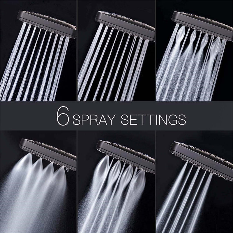 Handheld Shower Head, Matte Black