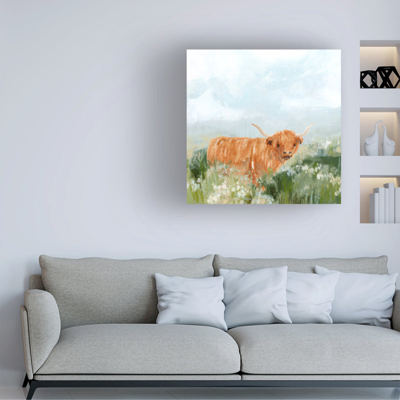 Art mural sur toile Foundry Select June Erica Vess Meadow Friend I, H 18 po x l 18 po