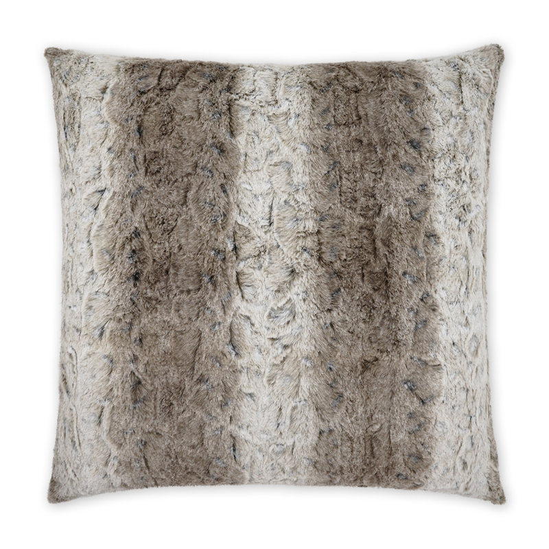 Juneau Pillow Cover & Insert, Sable, Square 24"