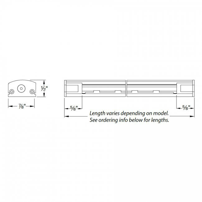 Straight Edge® LED 13.25" Under Cabinet Strip Light