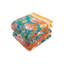 Soft Green 150 x 200 cm Double-sided Boho Green Floral Throw for 2 3 Seater Settees Armchair Couch