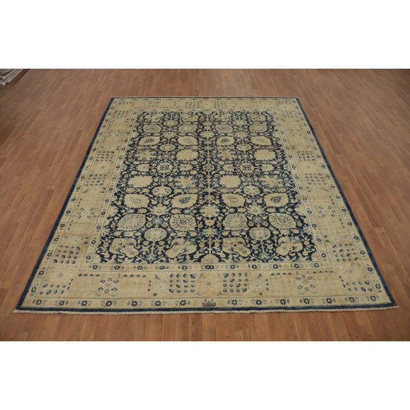 Tapis à motif de teinture végétale Ziegler 8 x 10