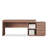 Practical Extendable Desk with 3-Drawer Storage