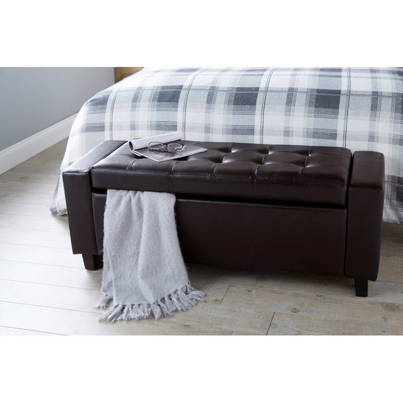 Ashley Storage Bench, Brown