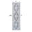 Elloise Bohemian Distressed Chenille Machine-Washable Dark Gray/Blue Rug-136602510