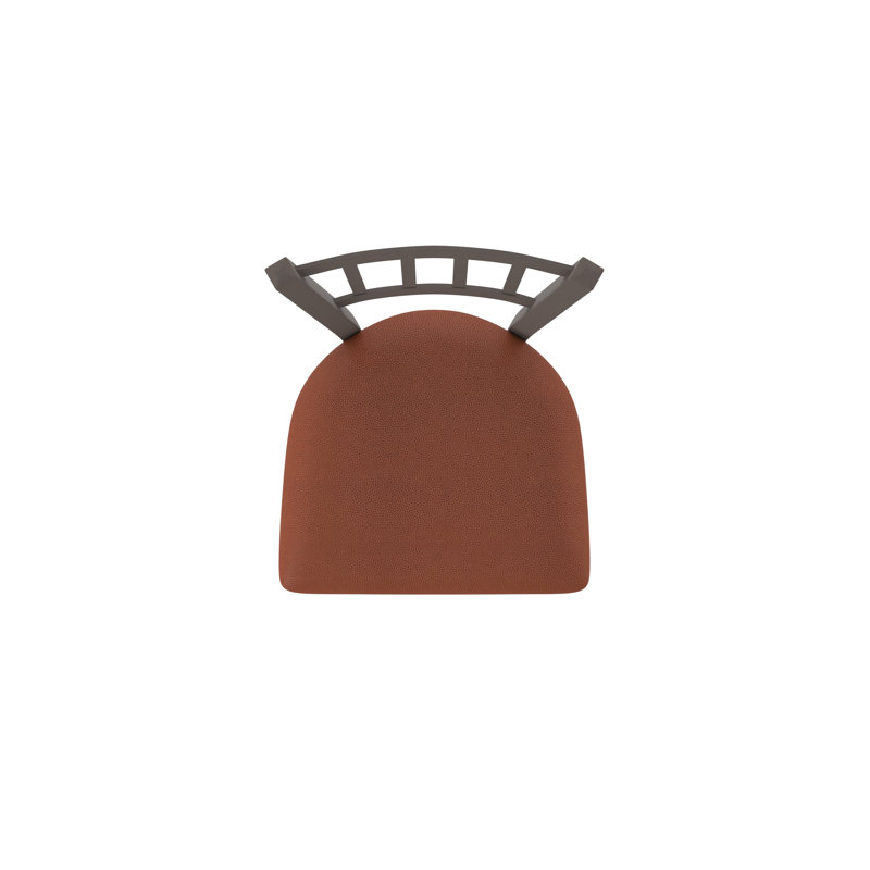 Tabouret pivotant 810 Contessa, Bronze, Tabouret de comptoir (siège d'une hauteur de 25 p, Adobe Rein