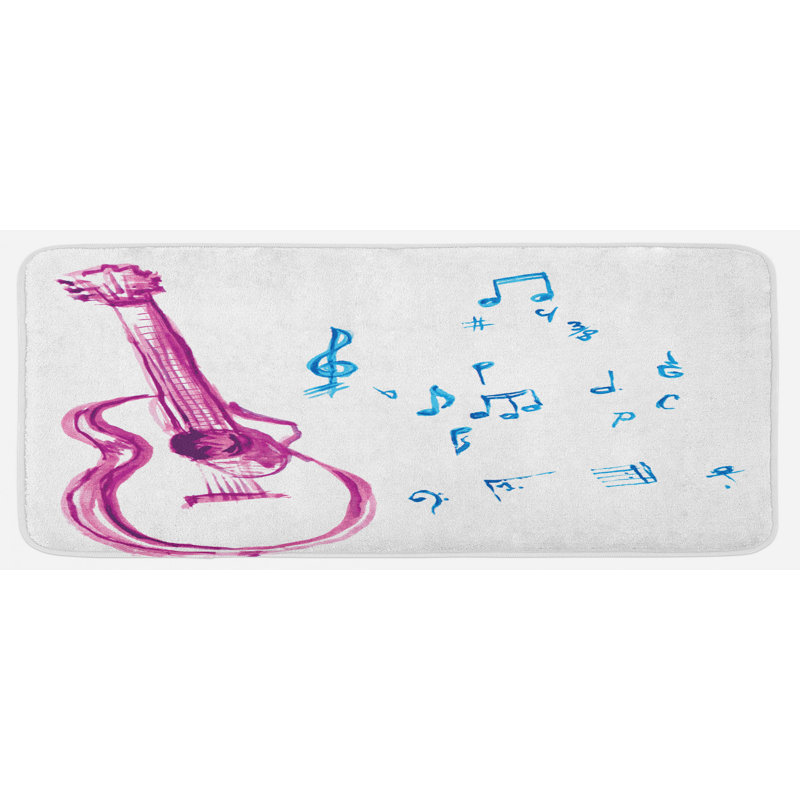 Tapis de cuisine guitare