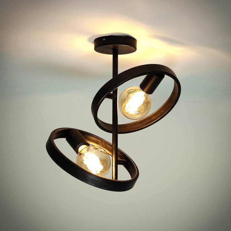 Daquarius 2 - Light Matt Black/Satin Black Pendant
