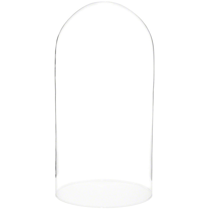Cloche en verre Vucciria, Sans base, H 23 po x l 11,75 po x P 11,75 po