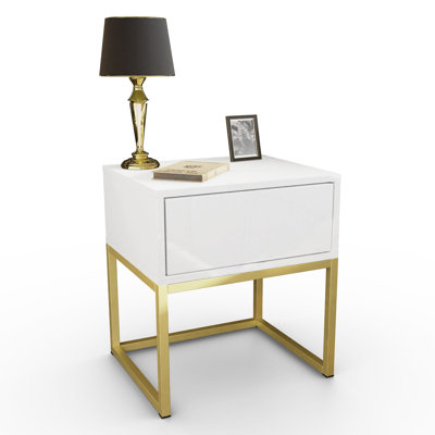 Varonique 1 Drawer Bedside Table