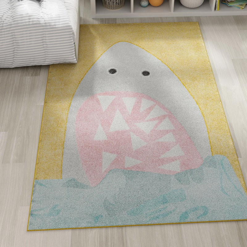 Tapis pour enfant Unique Loom Sharks, Rectangle 7 pi 10 po x 10 pi