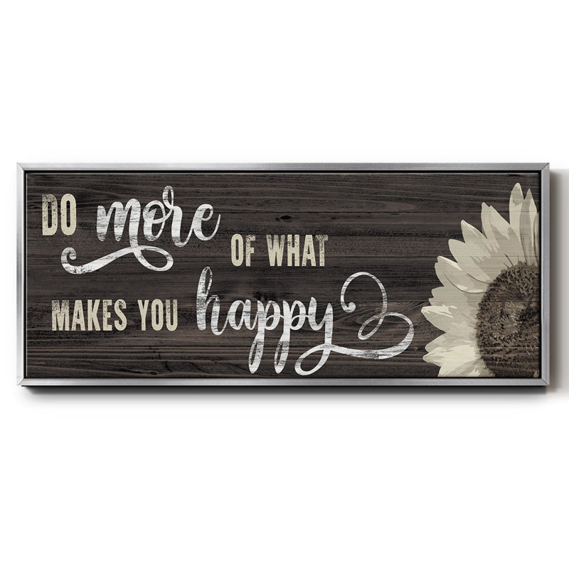 Makes You Happy - Toile encadrée