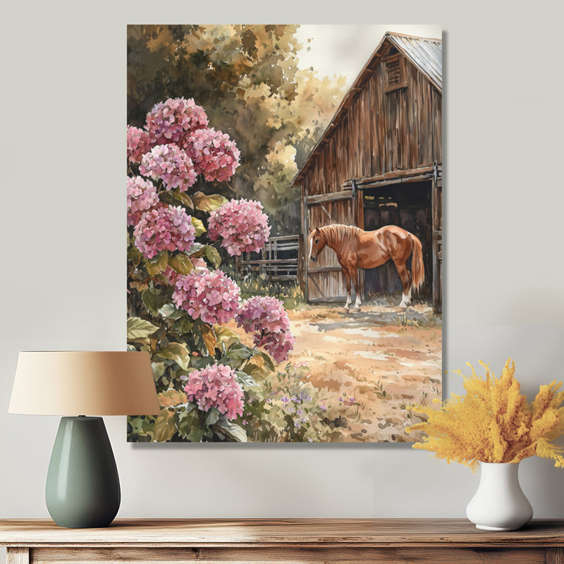 Durell - art mural floral, H 32 po x l 16 po, Toile tendue, Ne s’applique pas