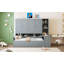 Lit de jour simple en bois