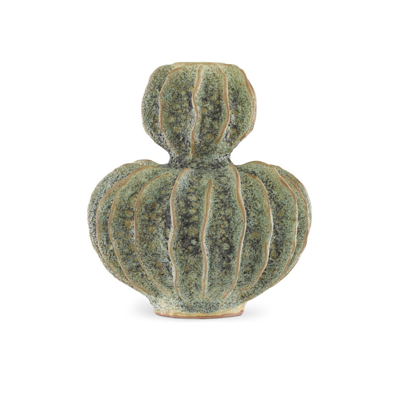 Sunken Handmade Ceramic Table Vase