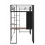 Lit mezzanine simple pour enfants Emberlynn-2007357400
