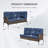 Valierius L-Shaped Outdoor Sectional Sofa Set, PE Wicker Couch With Water-Resistant Olefin Cushions-1549595611