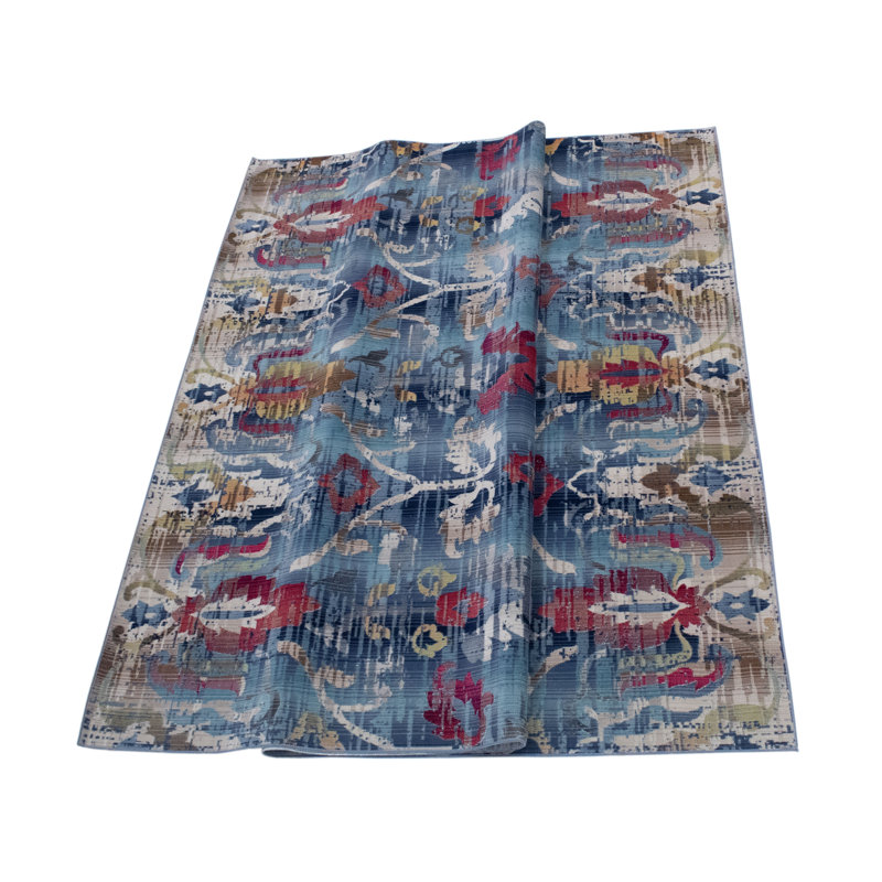 Morvant Floral Indoor Rug, Rectangle 3'2" x 5'2"