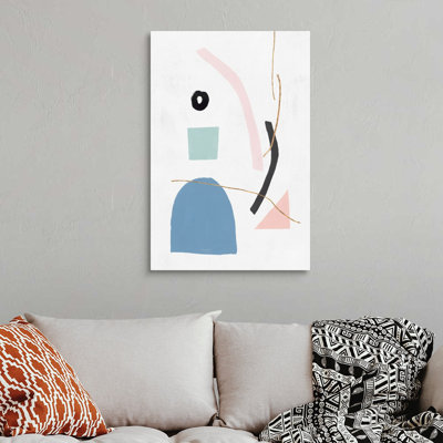 Reproduction d’art sur toile « Precision II blush version » par PI studio