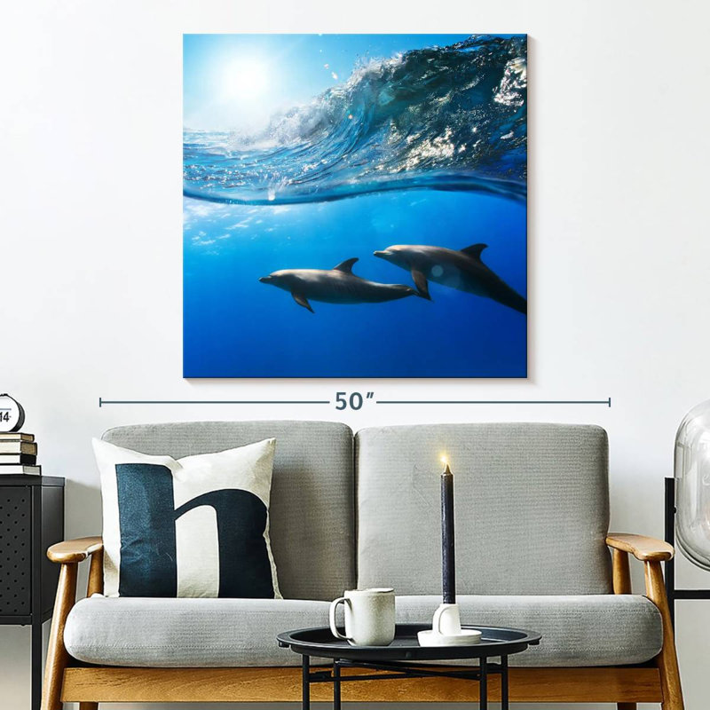 Brampt Dolphin Twosome, 33" H x 33" W