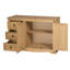 Bridewell 120 Cm Wide 3 Drawer Pine Solid Wood Sideboard