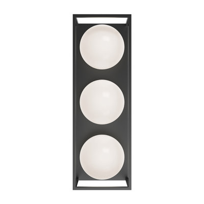 Davida Stainless Steel 19 H Wall Light