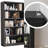 Heavy-Duty Adjustable Shelf Bookcase 5 Tier Wide Manga Bookshelves Library Office Bookcase-1877307887