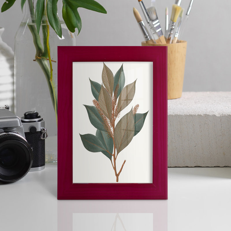 Fall Foliage VII, reproduction d'art encadrée, Rouge, H 7 po x l 5 po x P 1 po