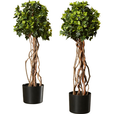 76.2cm Faux Ivy Topiary in Pot Liner