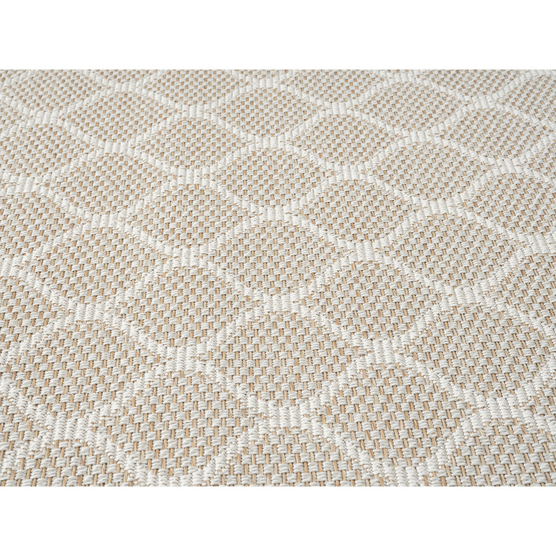 Geometric Indoor / Outdoor Rug, Rectangle 4' x 6'